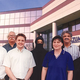 A 1996 photo of Azuma Copier employees, including Tenchumaru (center).